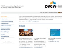 Tablet Screenshot of dvgw-ebi.de